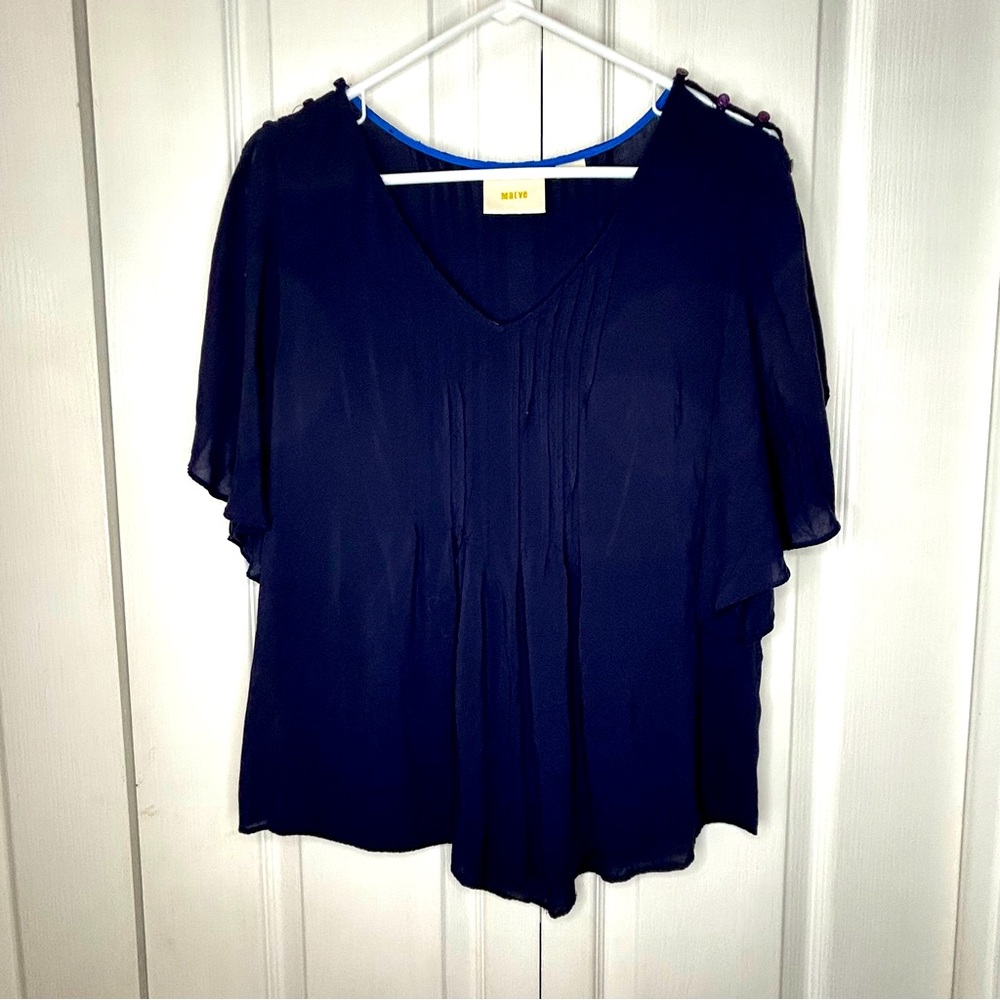 Maeve Navy Blue Blouse